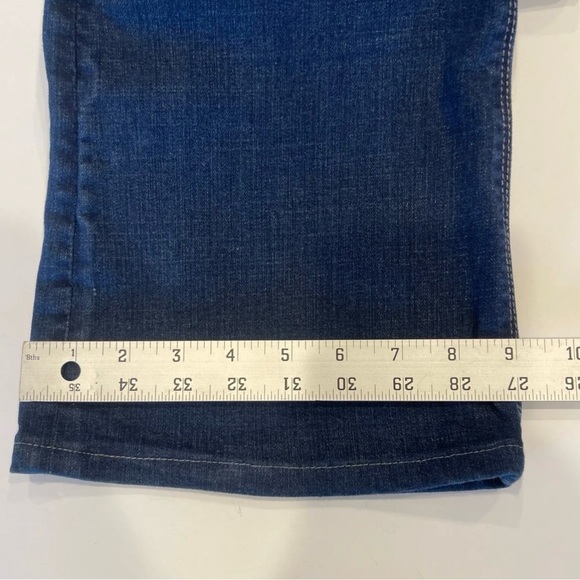 American Rag Cie Jeans Sarah Slim Boot Size 31 Short Blue Denim Stretch … - Picture 11 of 13